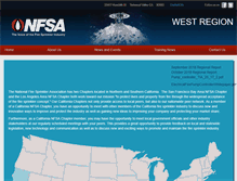 Tablet Screenshot of nfsawest.org